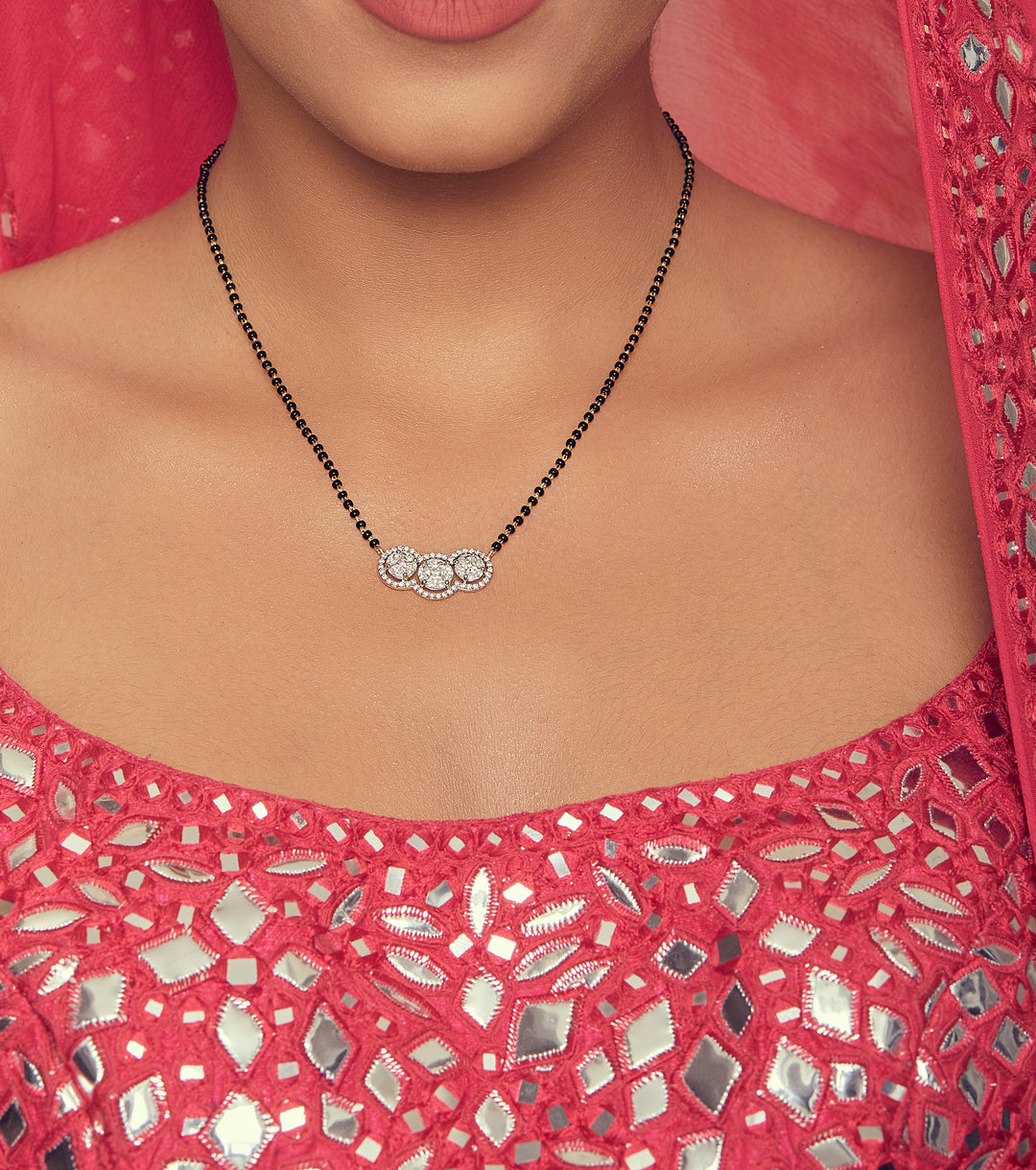 Triple Round Millennial Mangalsutra
