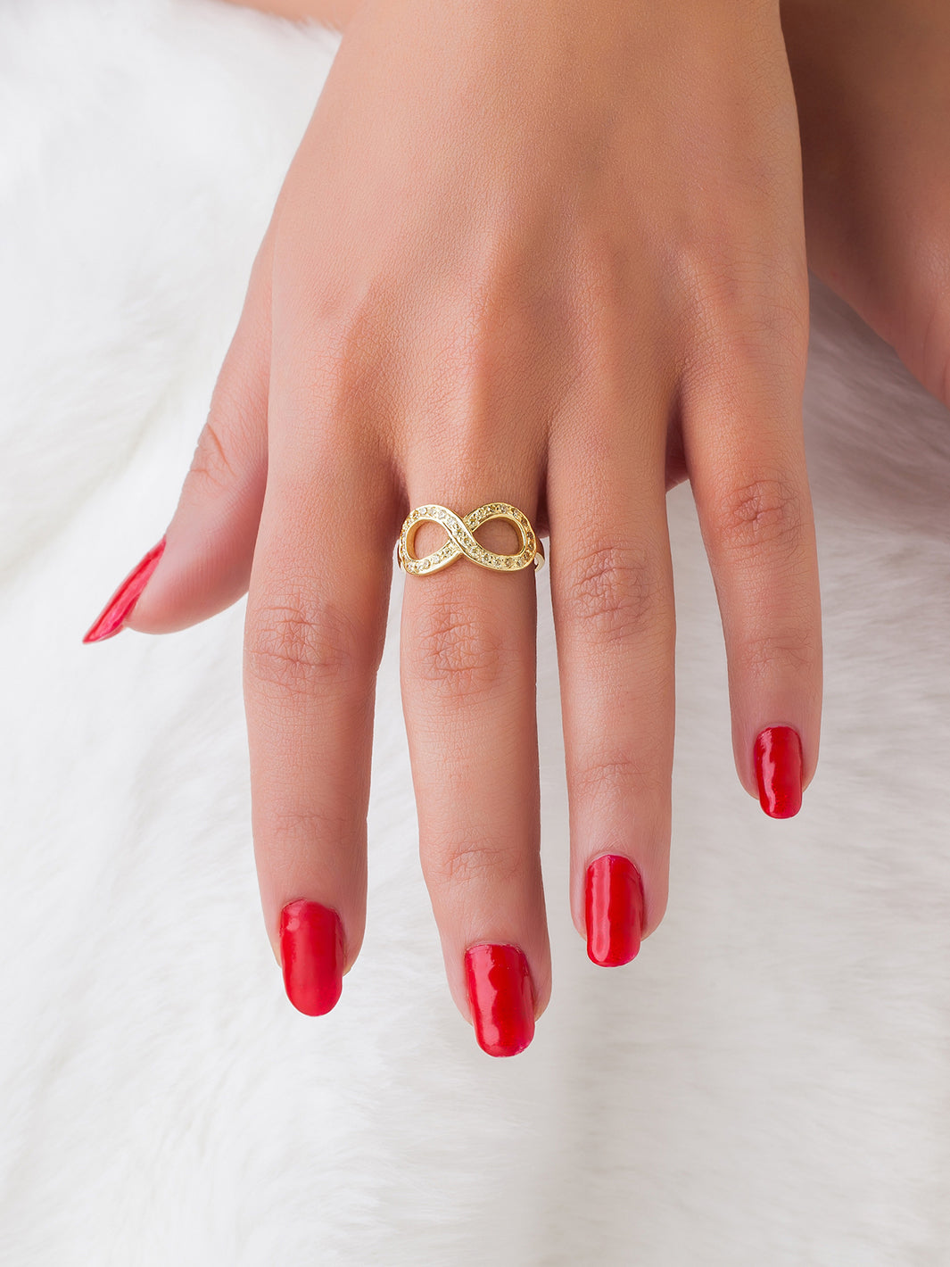 Sunshine Bow Infinity Ring