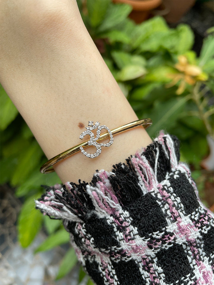 Om Slide Bangle