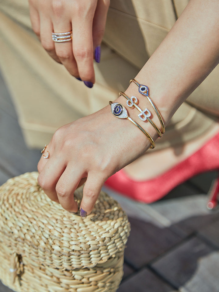 Bombay Evil Eye Slide Bangle
