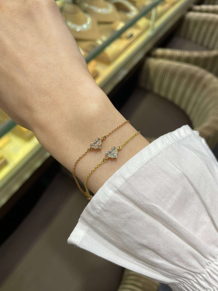 Diamond Heart Bracelet