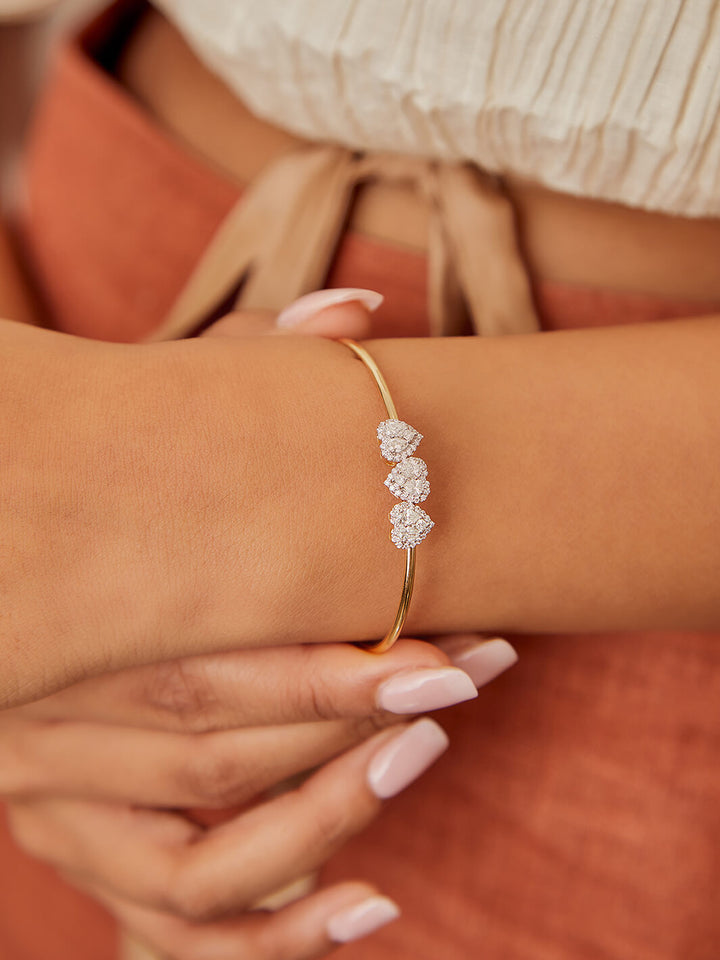 Mini Slide™ -  Triple Heart Cuff
