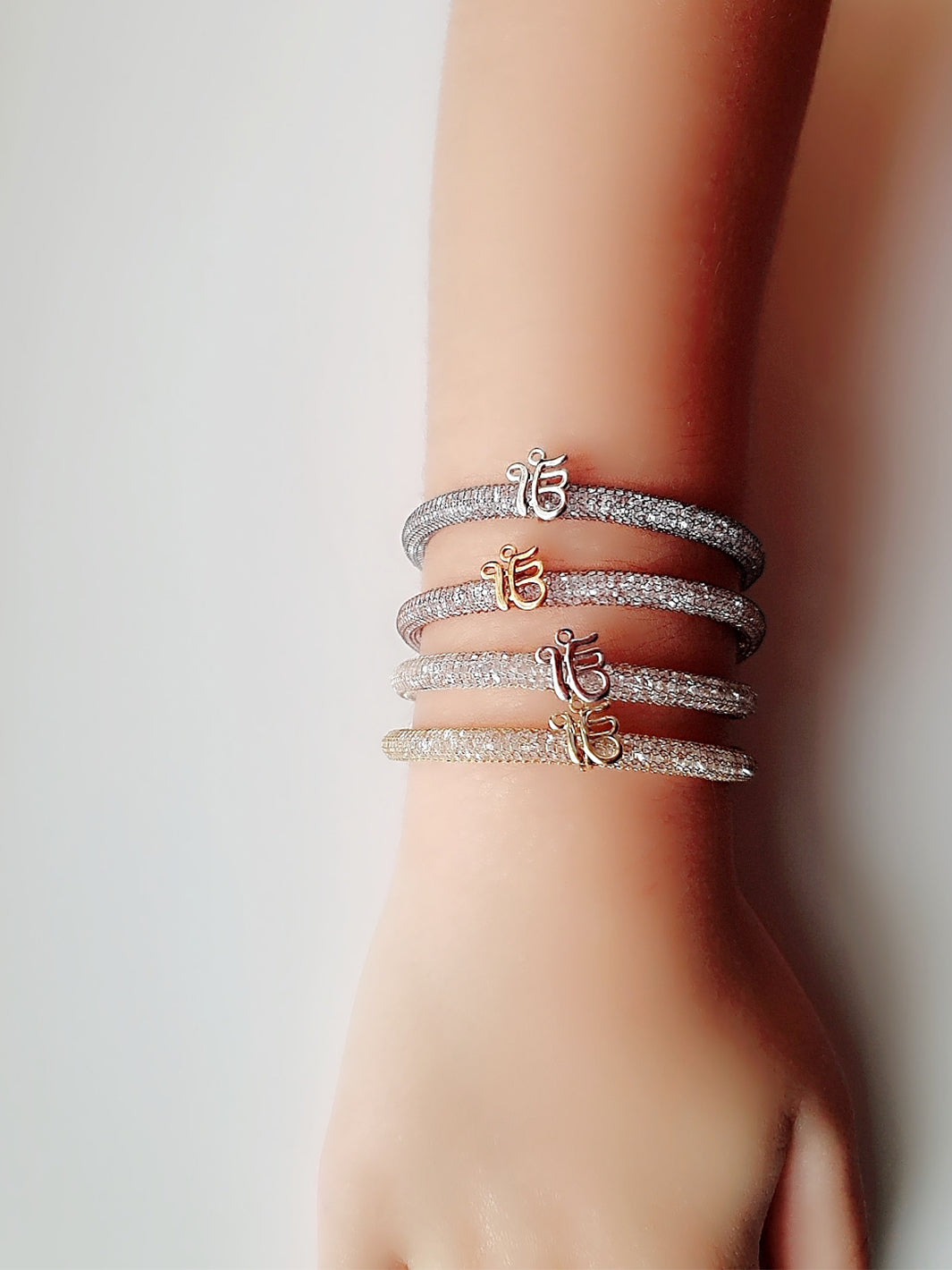 Junior Ek Onkar On Crystal Strap