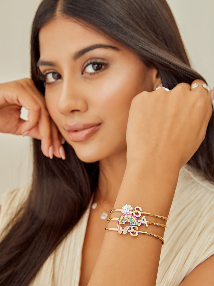 Guardian Angel Slide Bangle