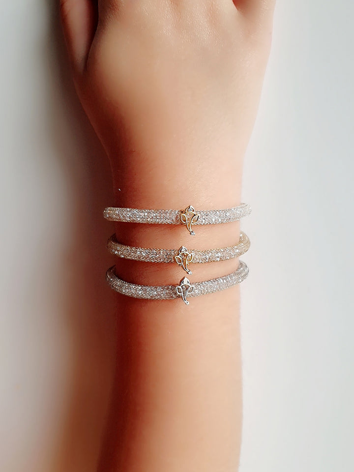 Junior Ganesh On Crystal Strap