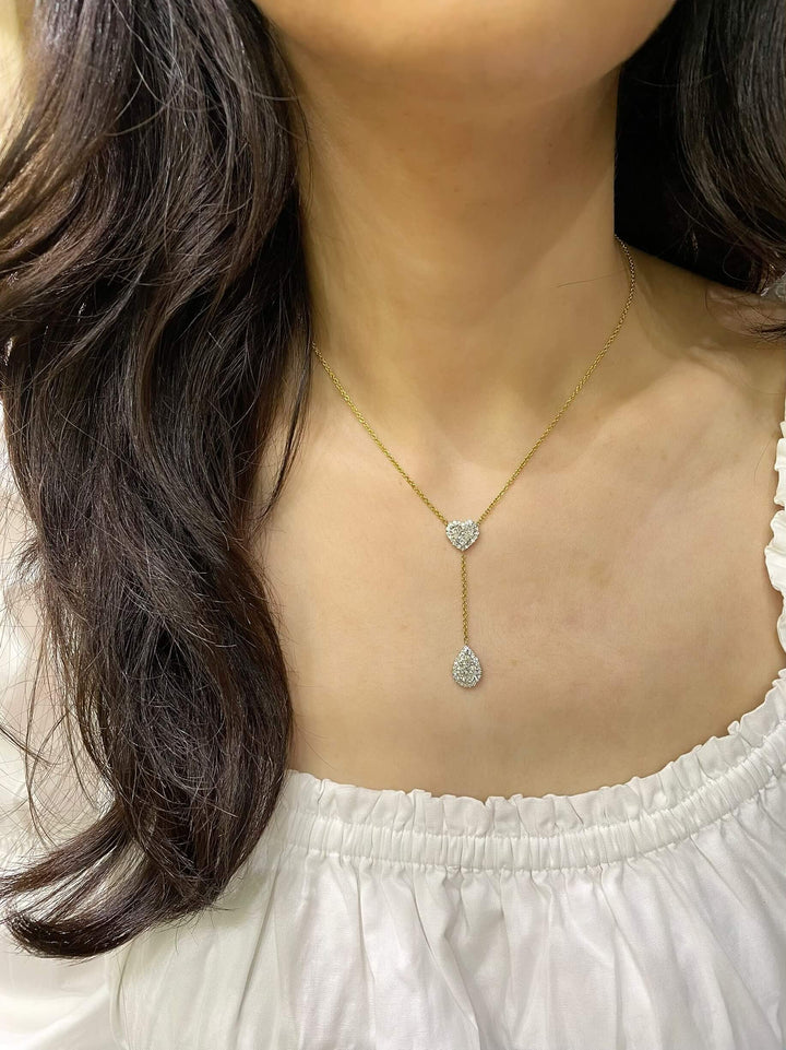 Heart & Drop Necklace