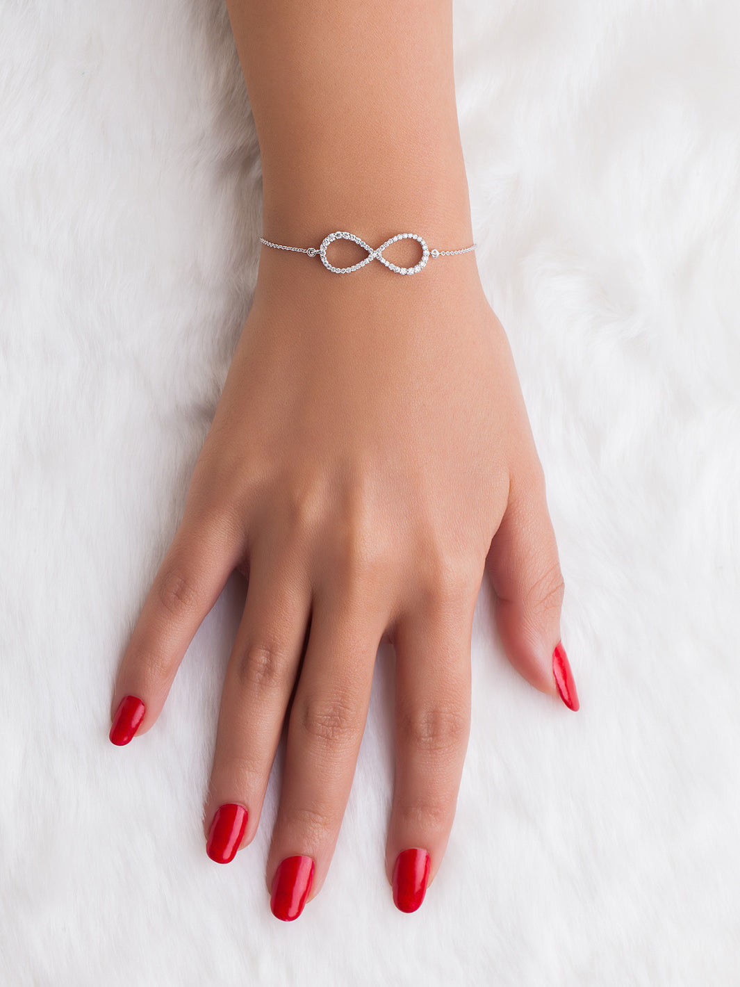 Diamond Infinity Bracelet