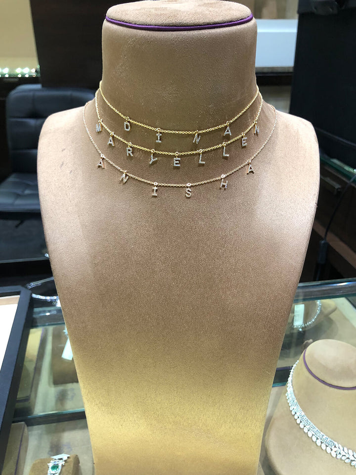 Dangling Name Necklace
