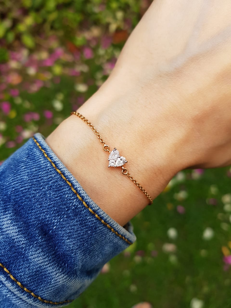 Diamond Heart Bracelet