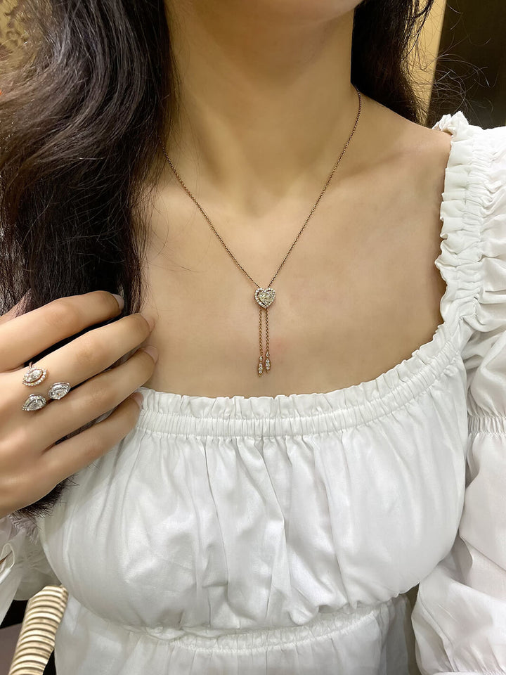 Adjustable Heart Necklace