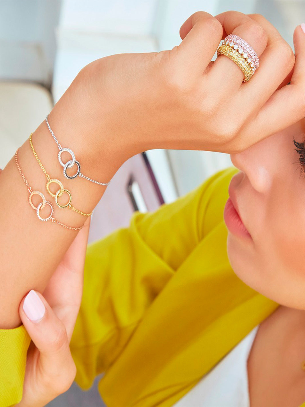 Interlocked Infinity Bracelet