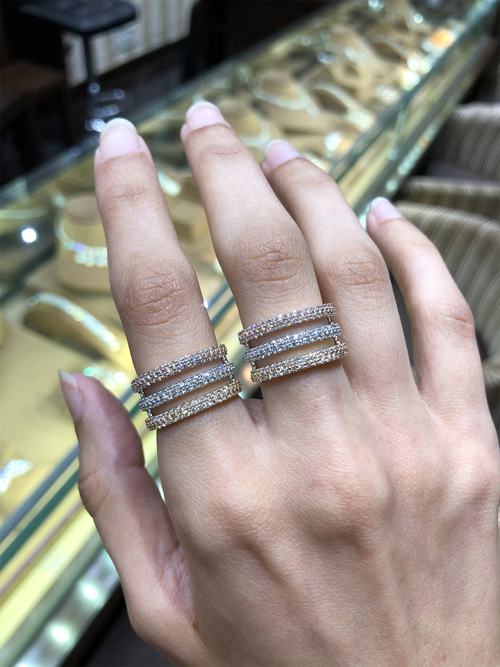 Triple Threat Band Ring