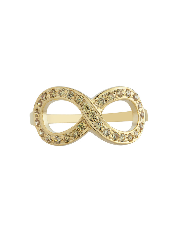 Sunshine Bow Infinity Ring