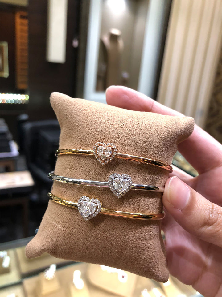 Heart Slide Bangle