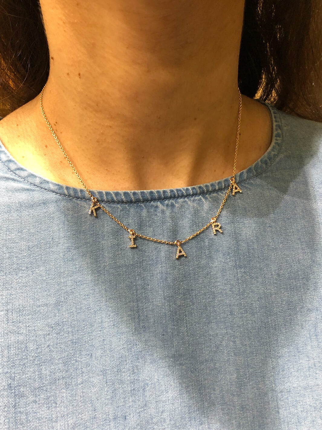 Dangling Name Necklace