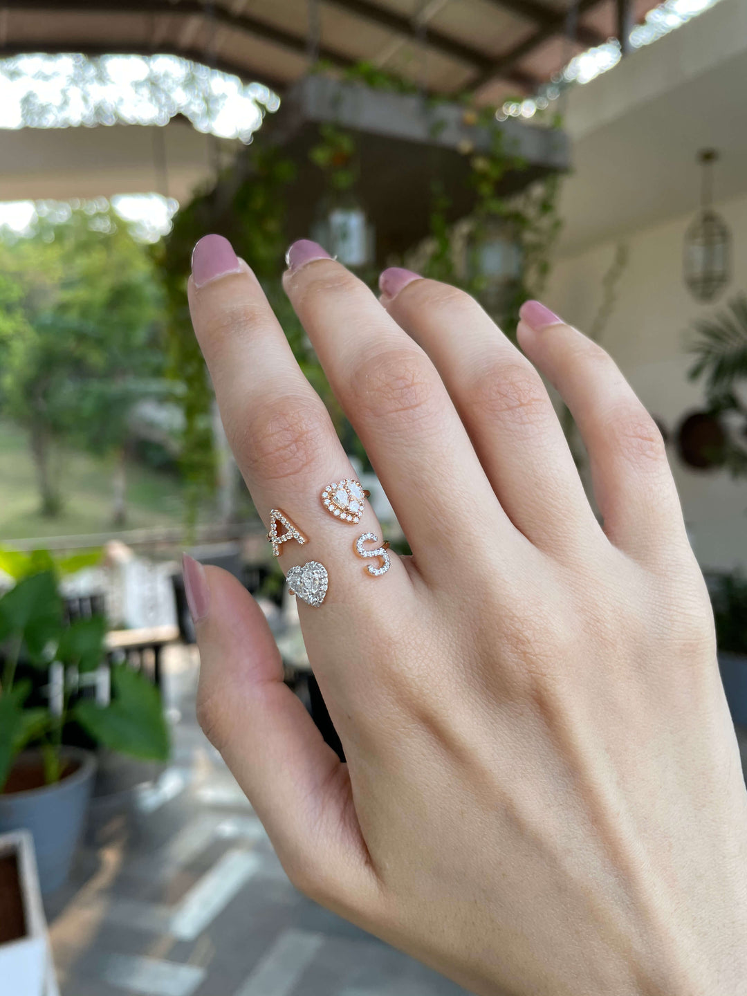 Grande Heart & Initial Ring