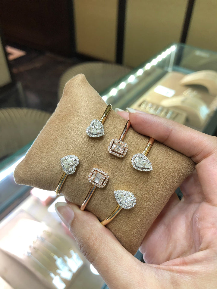 Twinning Heart Cuff