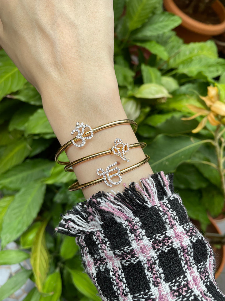 Om Slide Bangle
