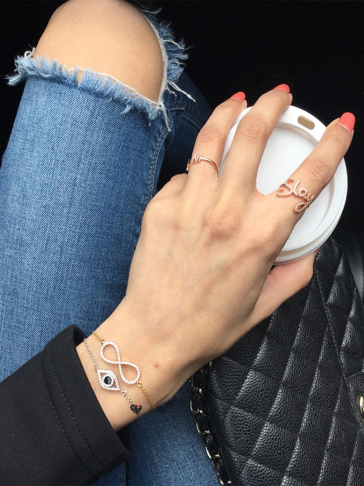 Diamond Infinity Bracelet