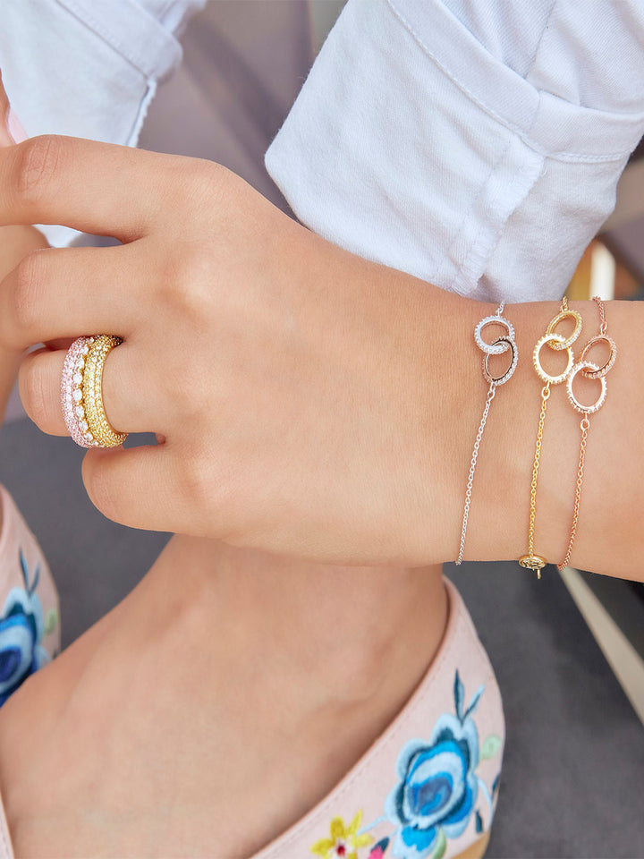 Interlocked Infinity Bracelet