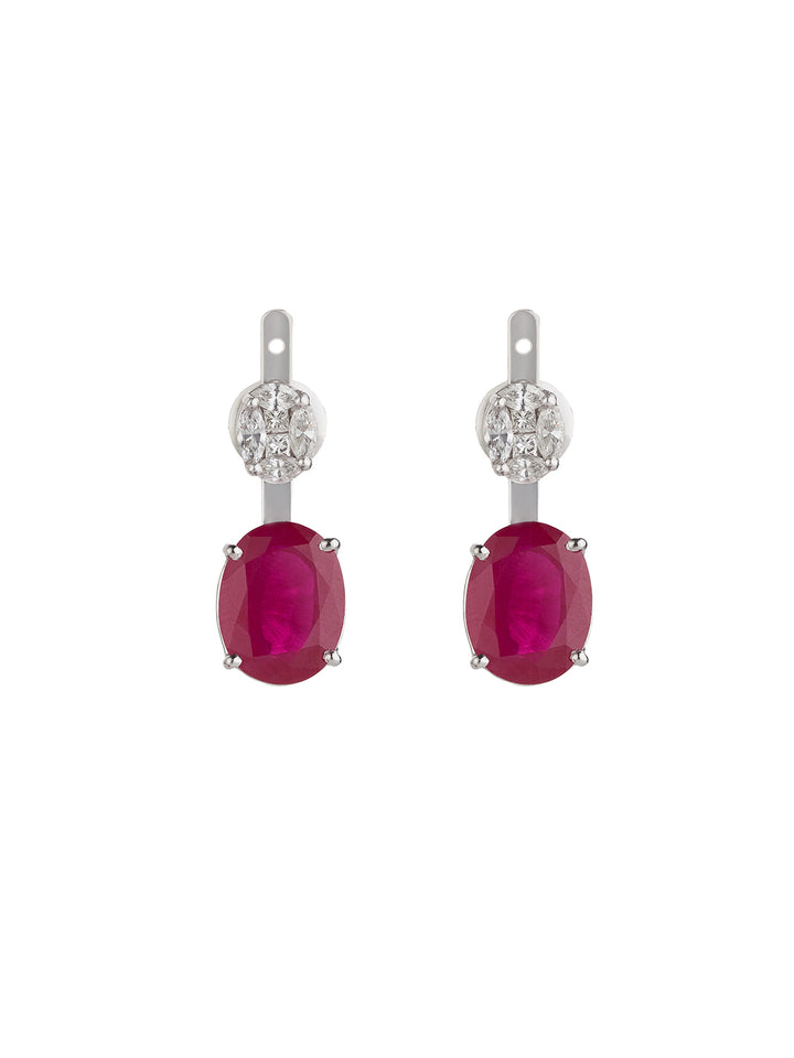 Classic Diamond Tops With Detachable Coloured Stones