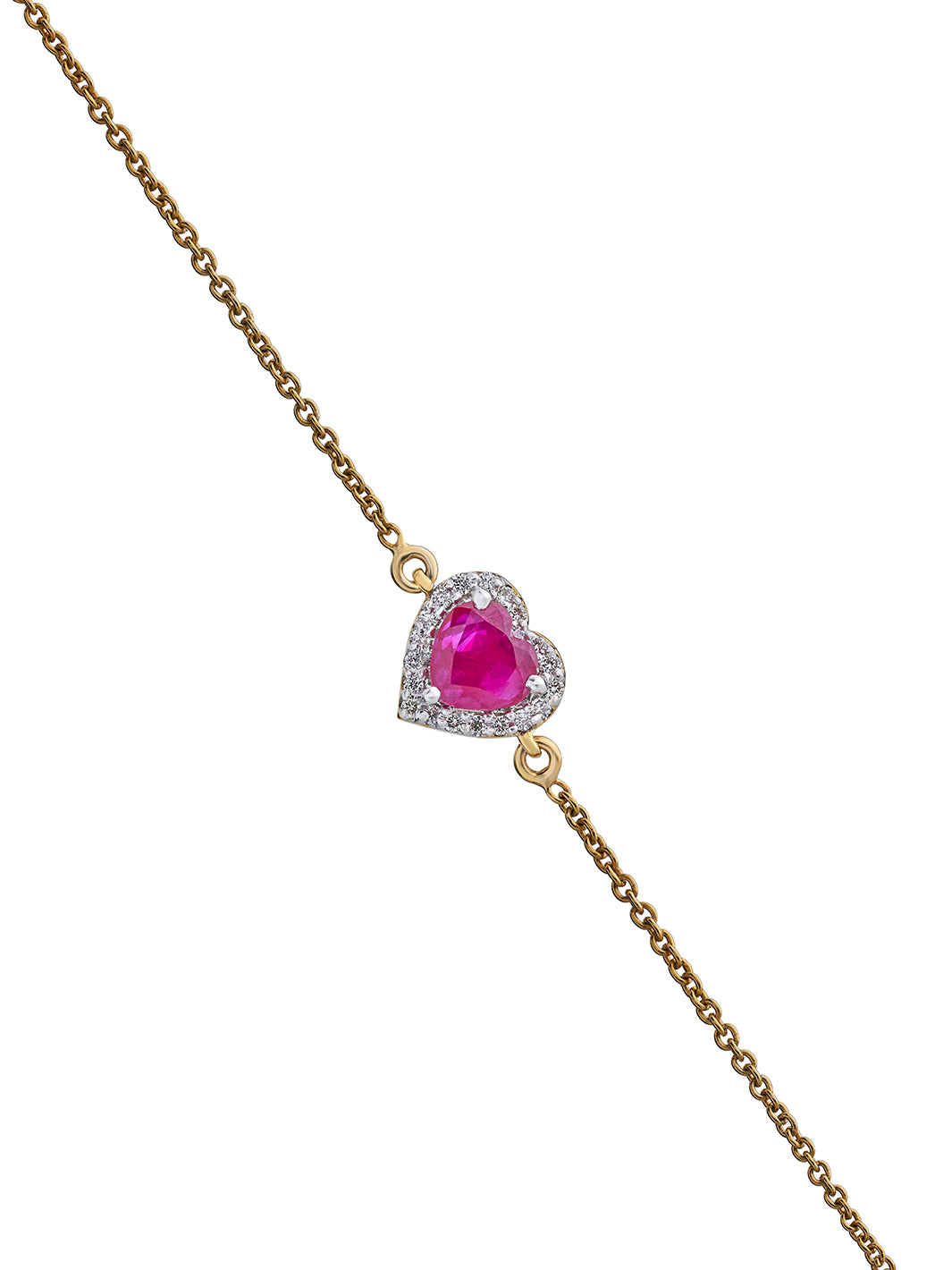 Flip Heart Diamond Bracelet