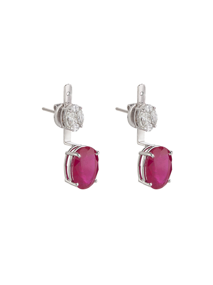 Classic Diamond Tops With Detachable Coloured Stones